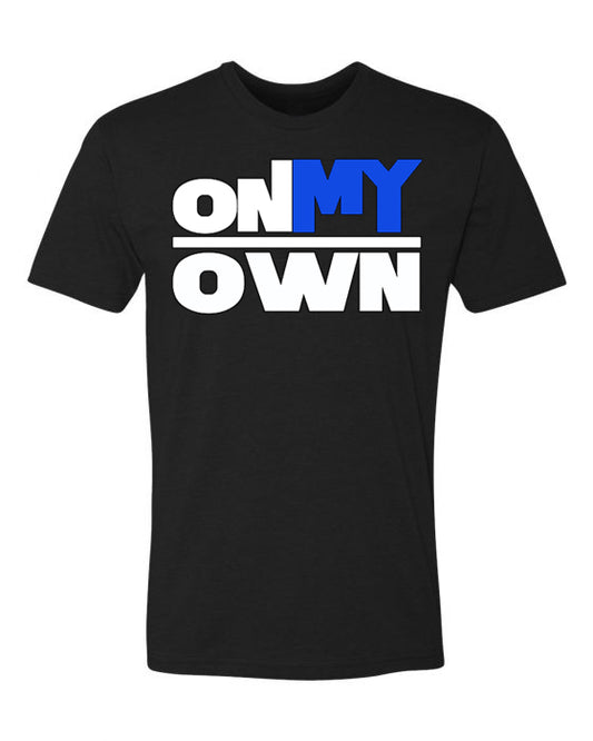 On My Own T-Shirt (OG Black/Royal Blue)