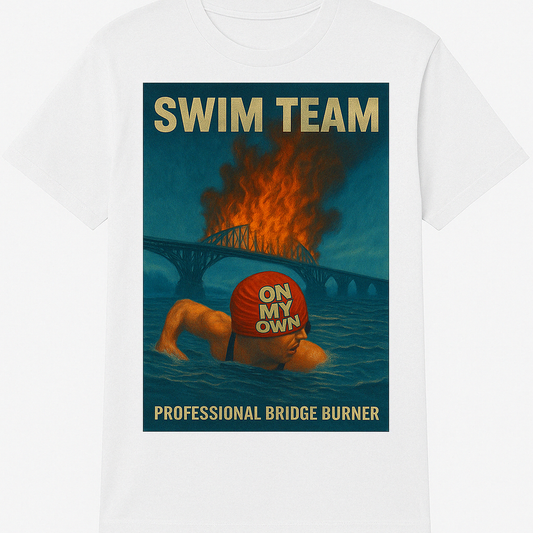 Swim Team White T-Shirt